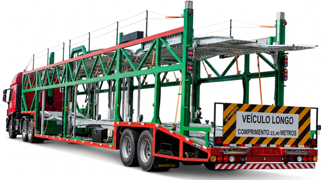 Semirreboque Carreta Cegonha Dambroz Grand Versatille 12 veículos