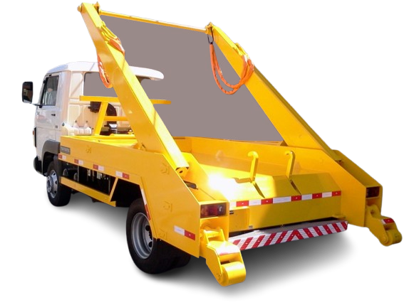 Poliguindaste tipo Brooks Tratortec para caminhão 3/4 com capacidade de 4 toneladas.