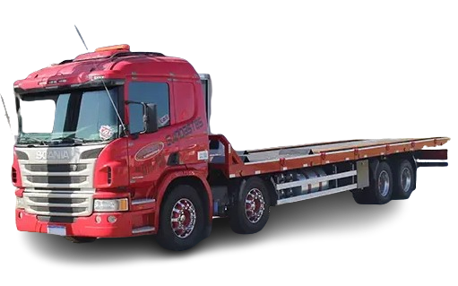 Plataforma de auto socorro ECOVAC para reboque seguro e guincho de veículos.