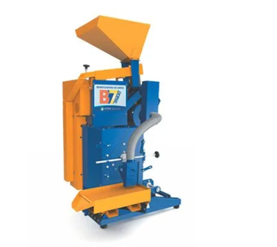 Beneficiadora de Arroz B7 Maxi Luma Tratortec para pequenos e médios produtores, unidade compacta para triagem, descascamento e polimento.