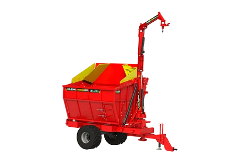 Transbordo de citrus TAC 8000 Indominus REX LUMA para elevação e transporte de carga agrícola.