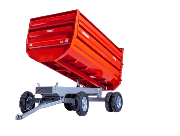 Comprar carreta basculante hidráulica CBH6-2E 6 toneladas com dois eixos direto de fábrica.