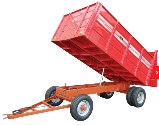 Carreta basculante forrageira Menta CBM 8000 e CBM 11000 dois eixos.