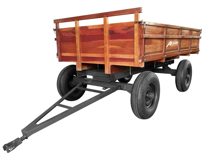 Carreta Agrícola de Madeira para transporte de cereais, graneis e insumos.