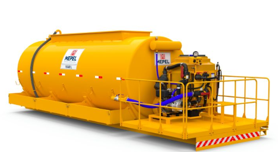 Abastecedor de Pulverizador MEPEL ABAPU Sistema Roll On/Off de 12.500L a 18.500L.