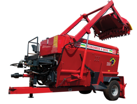 Vagão misturador Menta Giromix 4-6 Duo com Kit Fresa.