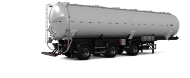 Semirreboque silo basculante Metalesp em aluminio para transporte de farinhas amido e polimeros