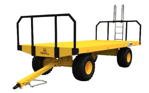 Carreta para Transporte de Big Bag CBB 8000 MEPEL direto de fábrica com cotação e frete.