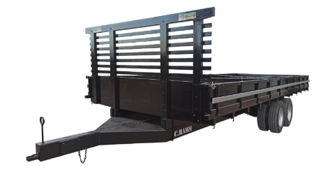 Carreta Agrícola CA-010 para 14 toneladas com 8 pneus radiais e balanceiro individual