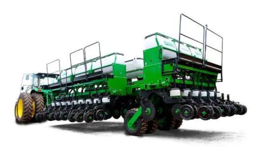 Plantadeira Auto Transportável Gihal com fácil deslocamento em estradas estreitas.