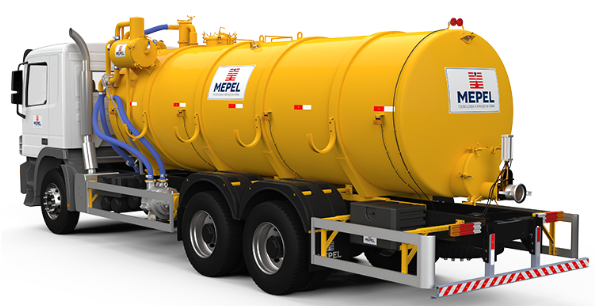 Distribuidor de Adubo Orgânico Líquido MEPEL com Bomba Vácuo Anel Líquido.