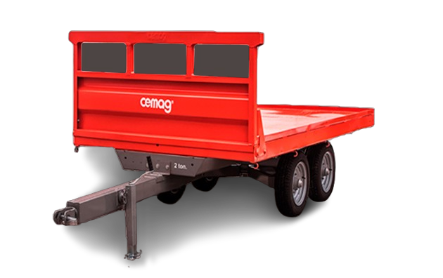 Comprar carreta agrícola fixa CEMAG FA2 de 2 toneladas direto de fábrica com rodado tandem.